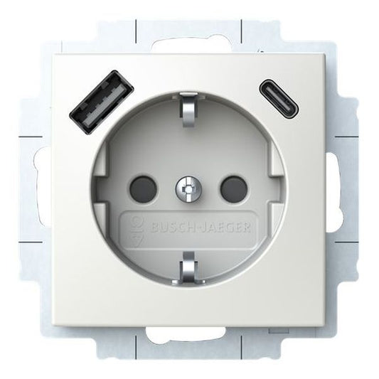 Busch-Jaeger Steckdosen SCHUKO mit USB-A+C
